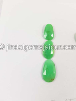 Chrysoprase Rose Cut Slices